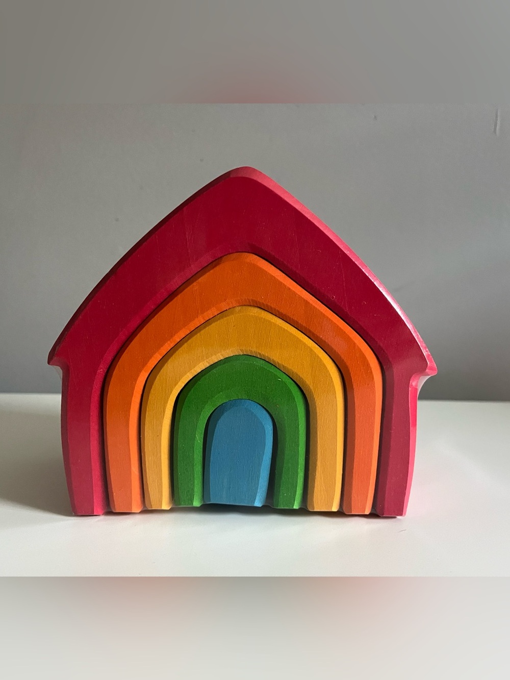 Grimm’s Rainbow House Stacker NEW!